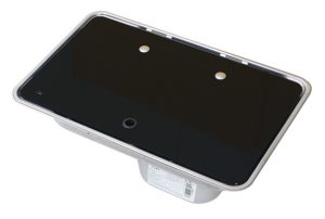 FL1323,can,フラップバーナーシンク,コンビシンク,ガラスカバー付き1バーナーシンク,流し,一口コンロ,
