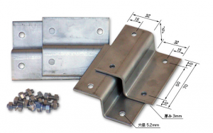 BS09002-100/solar-z,ソーラーパネル取付けステー,ステンレス,太陽光発電,Z型金具