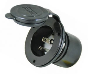 1520BI/5269CR/150BBI,Marinco チャージャーインレット,AC100V入力コンセント,防水