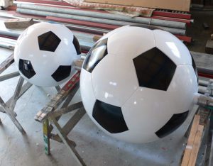 FRP看板,製作看板,FRP特注工事,サッカーボール