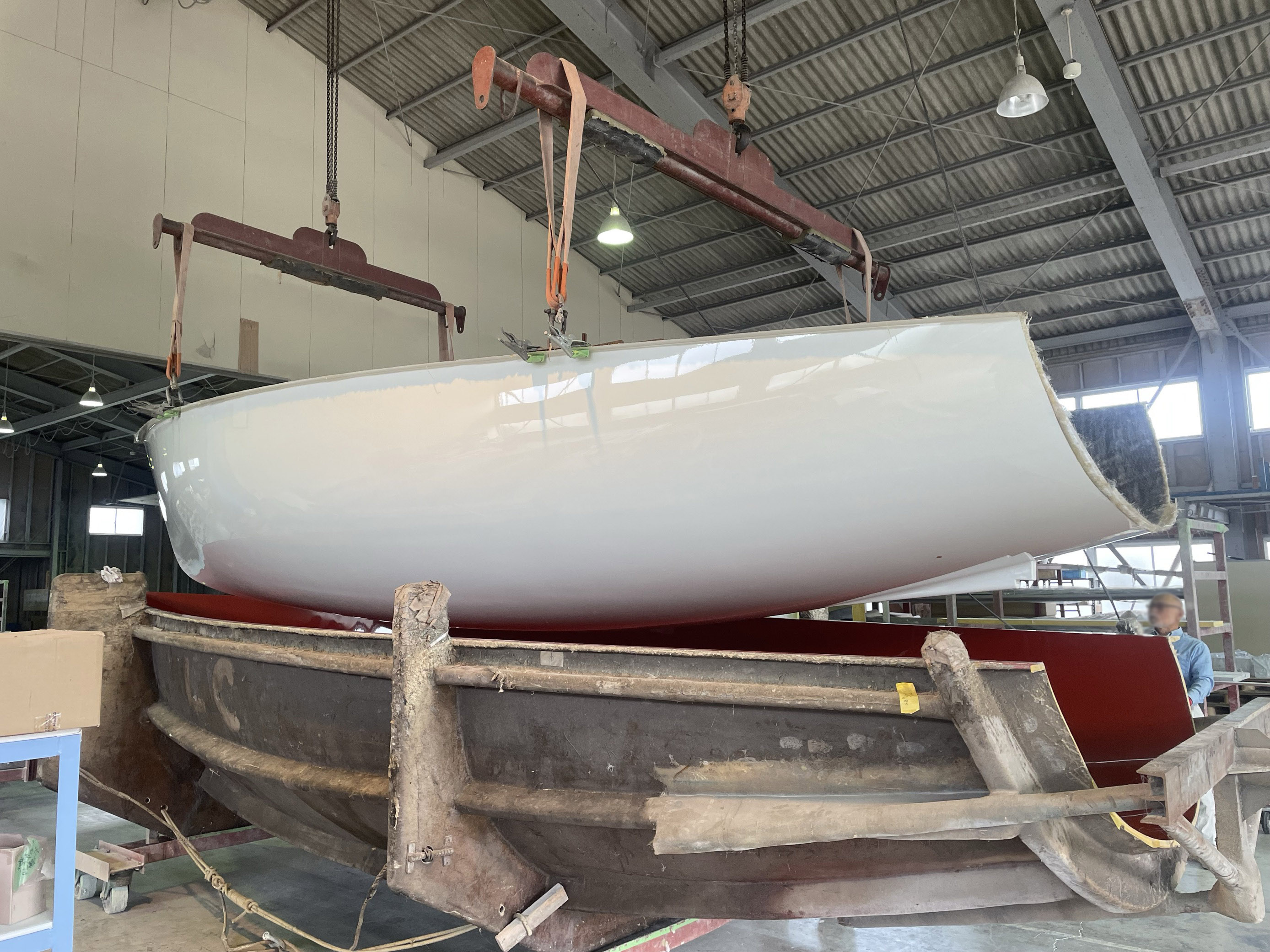 堅牢な船体（外観）